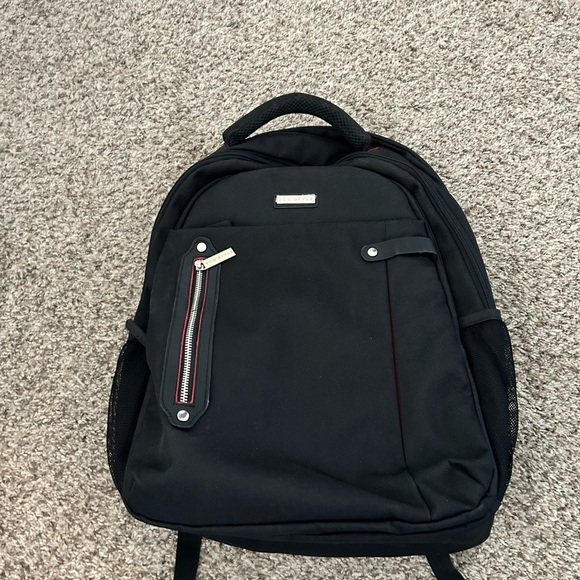 eco style Handbags - Eco Style Black Backpack work business casual